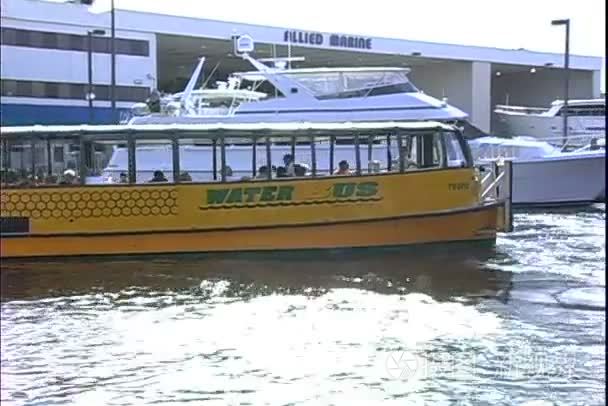 水上巴士在迈阿密视频