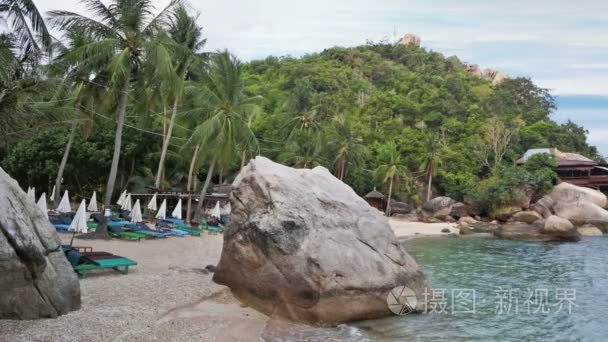 在泰国亚洲热带海滩天堂视频