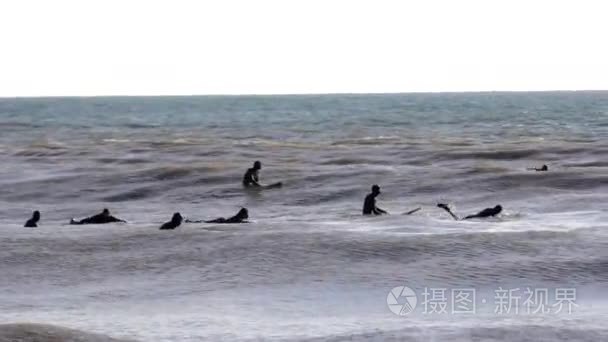 Surfers in the Lineup  Surfers in the Water