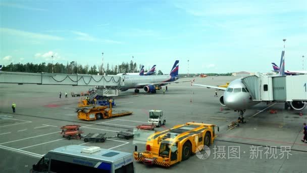 Moscow Sheremetyevo Airport  Russia - June 25  2016: Technical i