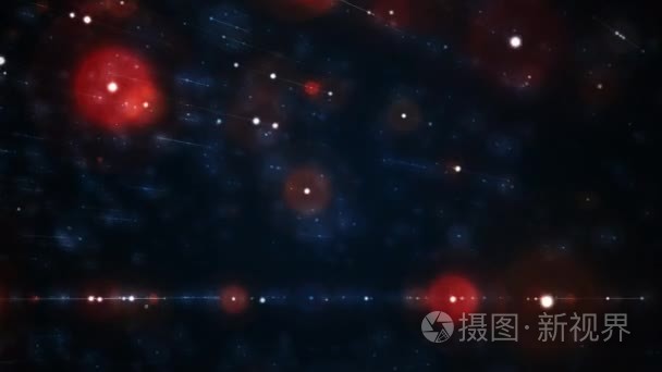 未来派抽象宇宙背景视频