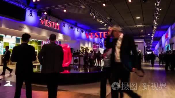 Ifa，会展中心，柏林-2016 年 9 月 6 日︰ 游戏中时光倒流的大厅的 Vestel 国际歌产品柏林，德国