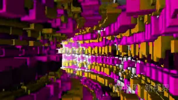 混沌的多维数据集隧道视频