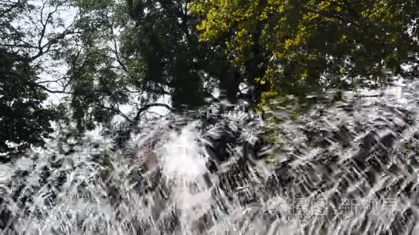 著名舞蹈喷泉的斯洛伐克科希策视频