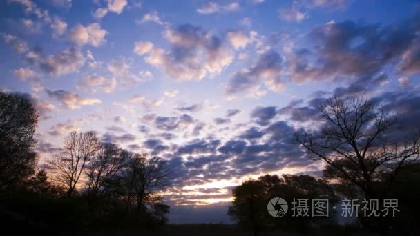   landscape  with clouds and sky  Time lapse.  4K  4096x2304  