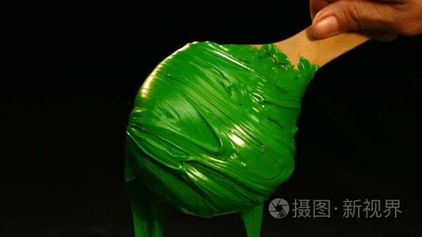绿色塑胶油墨视频