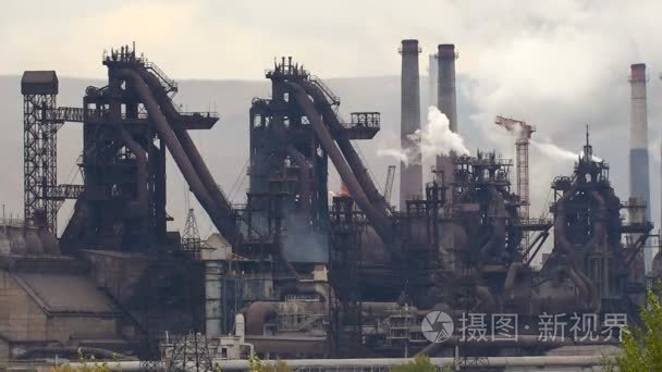 冶金生产环境空气污染视频