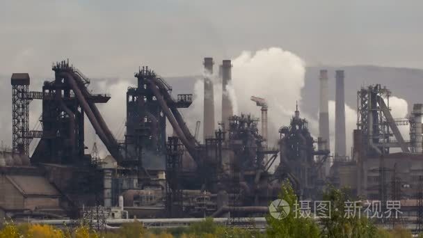 冶金生产环境空气污染视频