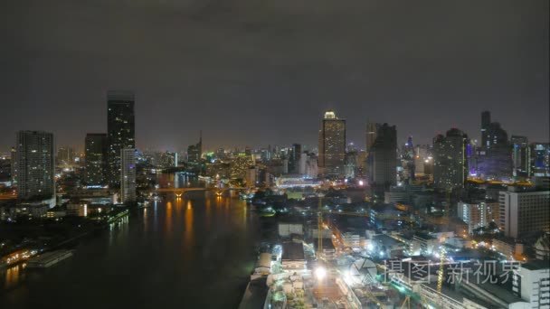 泰国曼谷夜城