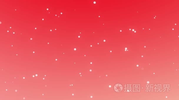 圣诞节雪粒子背景视频