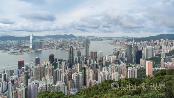香港城市景观全景