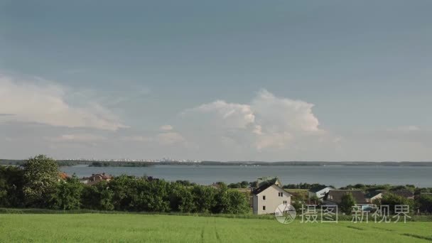 村和大城市全景