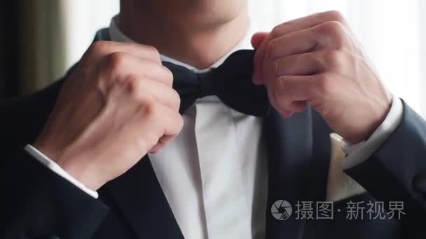 绅士时尚趋势流行时尚商人衣服方光图像短视频