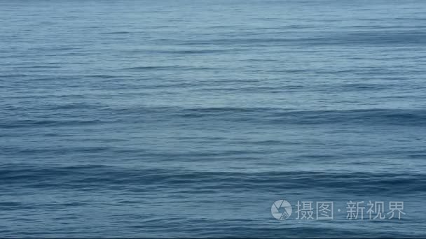 蓝色的海洋波浪视频