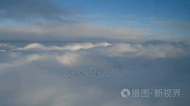 低光云景。这些都是真正有机云，拍摄照片的飞机，从没有电脑 Cg