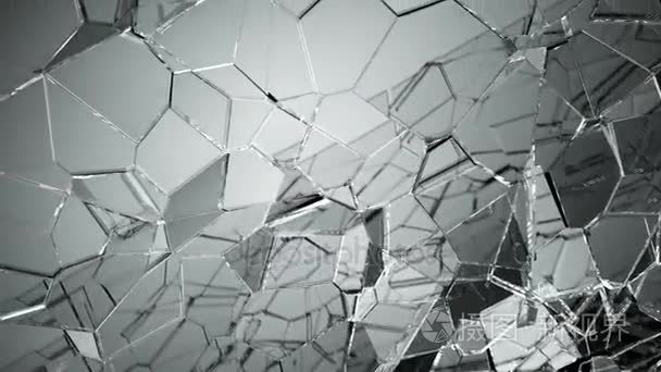 玻璃粉碎破碎视频