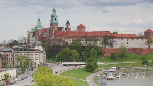 瓦维尔皇家城堡，波兰的克拉科夫城市风光