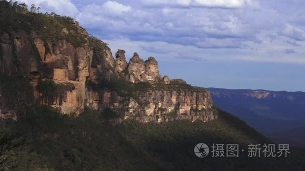 景观三姐妹岩蓝山澳大利亚