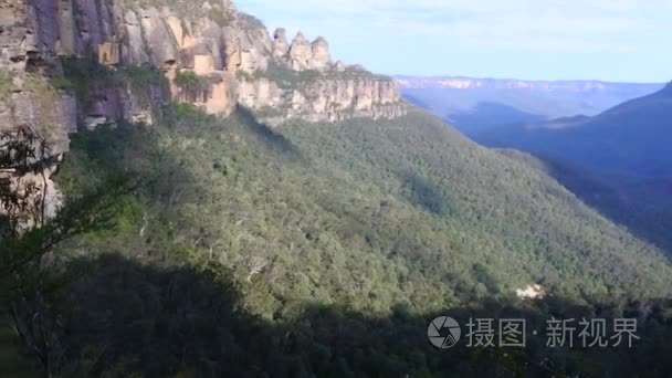 景观的三个姐妹蓝山澳大利亚