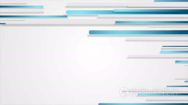 蓝灰色条纹抽象科技视频动画视频