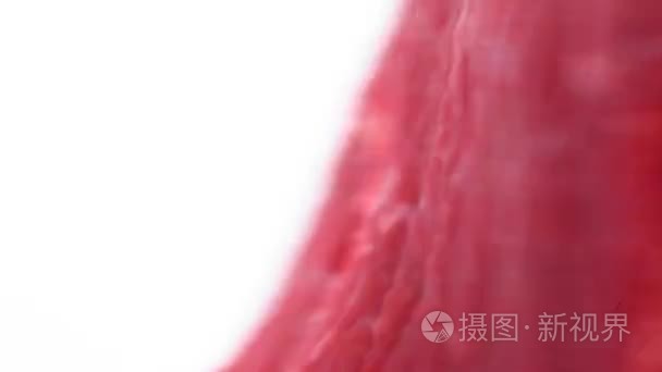 鲜嫩多汁的生牛肉肉视频