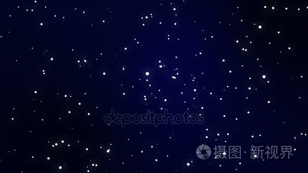 晚上天空闪亮星星黑色蓝色渐变背景
