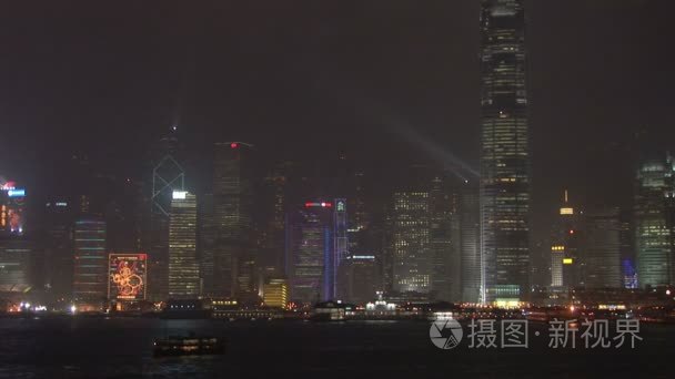 香港美丽夜景视频