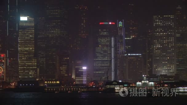 香港美丽夜景视频