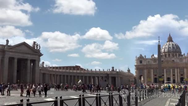 在罗马的梵蒂冈城视频