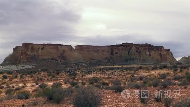 亚利桑那州的沙漠景观视频