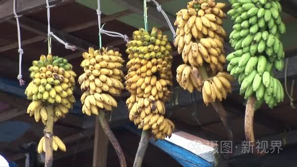 在马尔代夫市场香蕉
