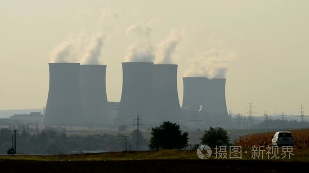 核电厂在捷克杜科瓦尼视频