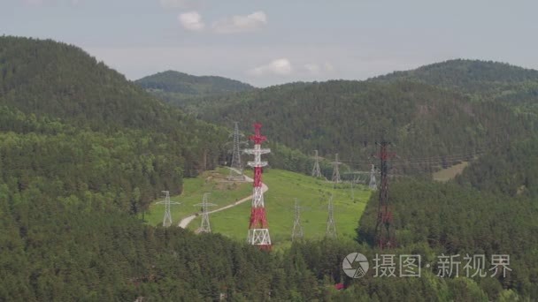 高山的风景视频