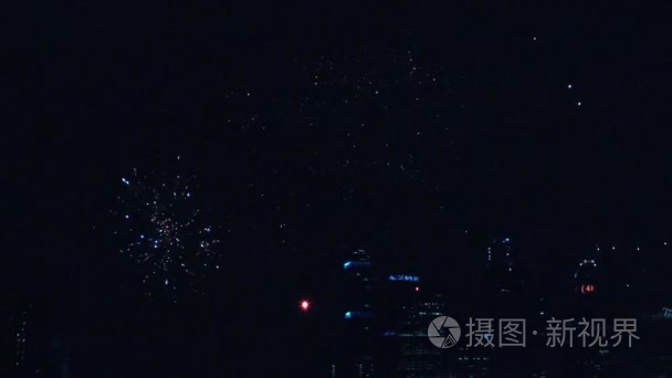 烟花在夜空中视频