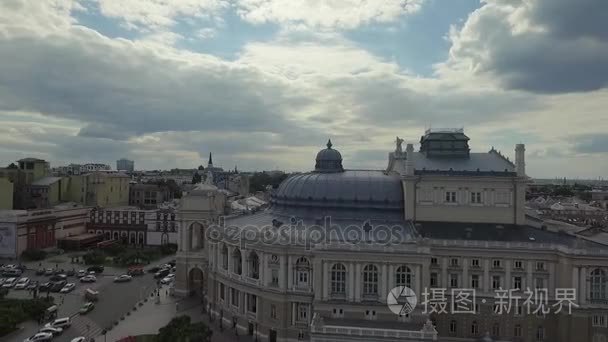 敖德萨歌剧院在乌克兰，鸟瞰图