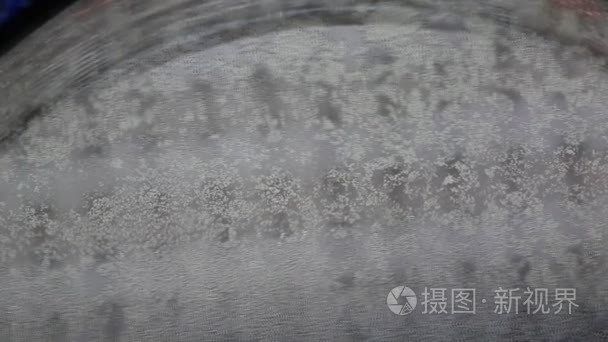 在水中的油纹理视频