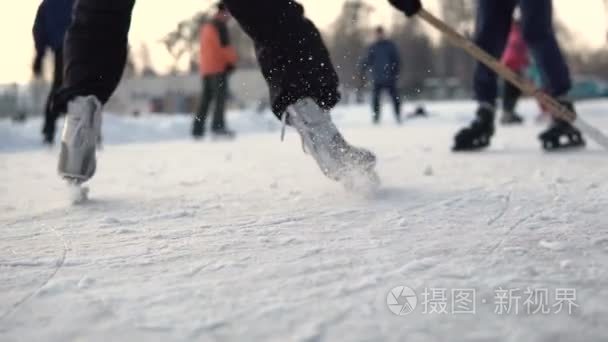 业余曲棍球打视频