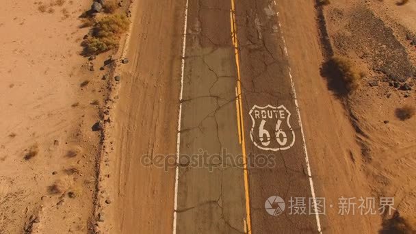 66 号公路历史两车道公路西南美国