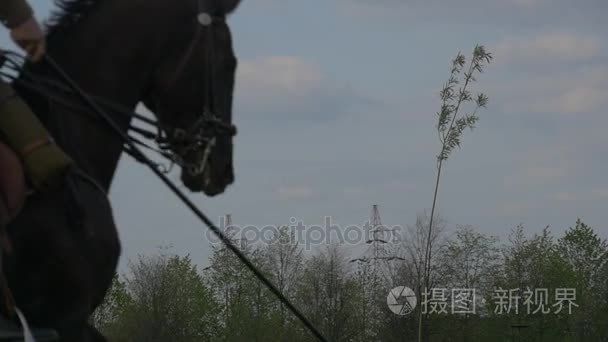 练习在掌握藏有矛骑兵视频