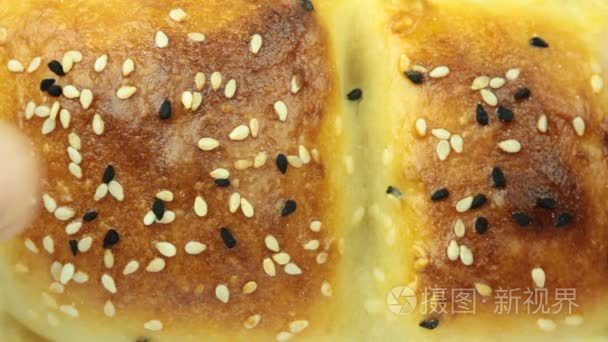 土耳其的斋月皮塔饼面包视频