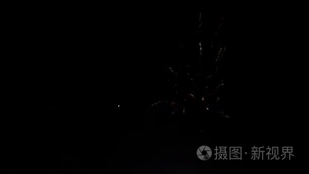 烟花在夜空中视频