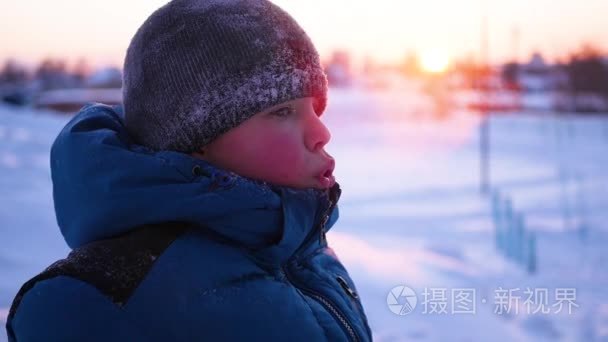 一个美丽的山河在深秋的虚拟现实。在阴天，国家公园，草地，河岸。视频