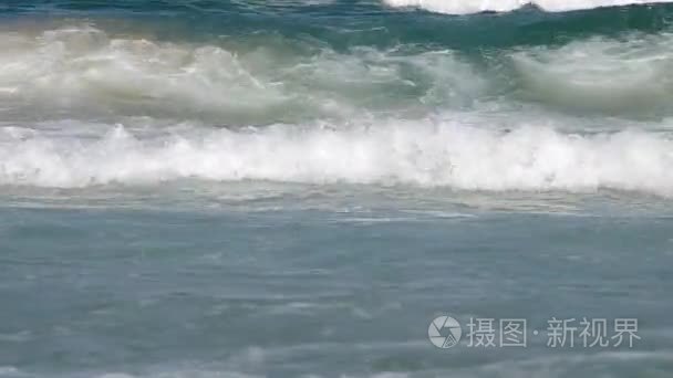 在海上的波浪视频