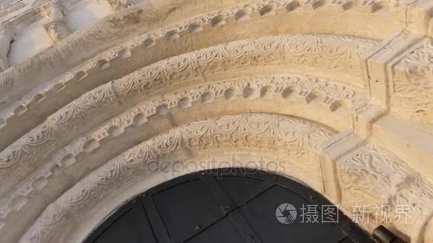 古代的拱罗马风格的建筑视频