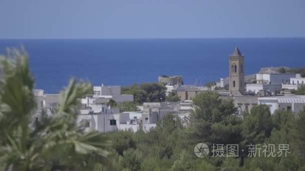 海洋海岸和母马的建筑物