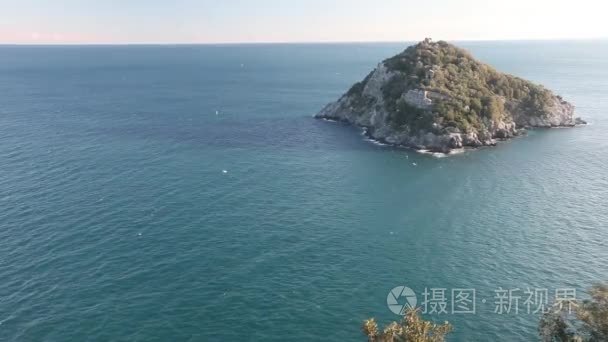 在利古里亚海海岸视频