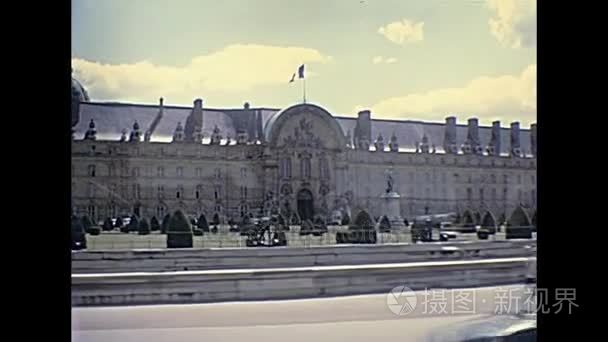 巴黎博物馆的当代历史视频
