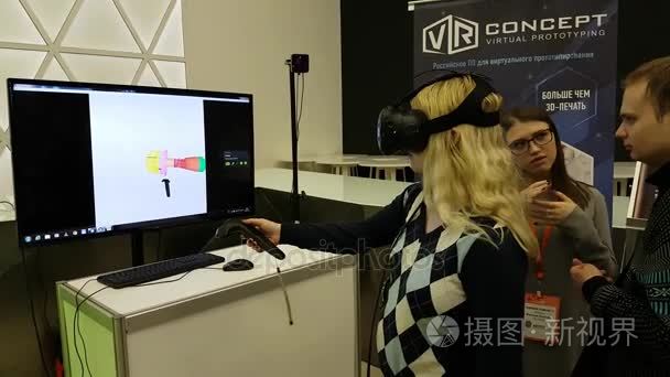 访客测试虚拟现实游戏视频