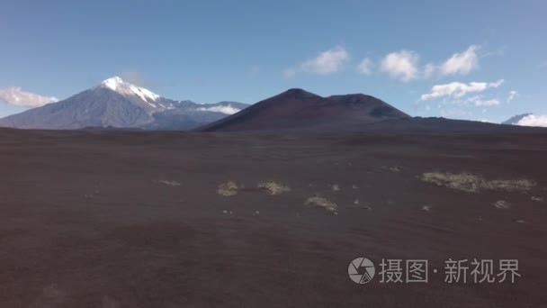 老熔岩字段和火山奇克素材视频视频