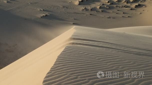 白砂关闭了撒哈拉大沙漠视频